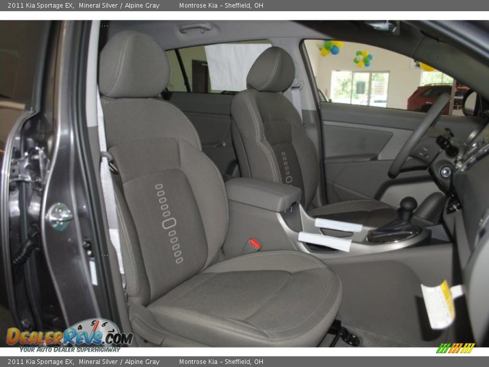 2011 Kia Sportage EX Mineral Silver / Alpine Gray Photo #21
