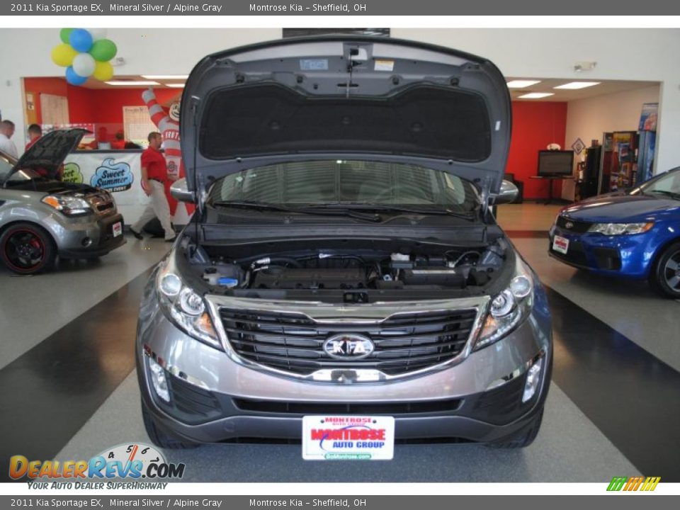 2011 Kia Sportage EX Mineral Silver / Alpine Gray Photo #22
