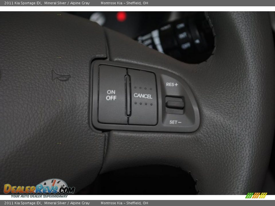 2011 Kia Sportage EX Mineral Silver / Alpine Gray Photo #30
