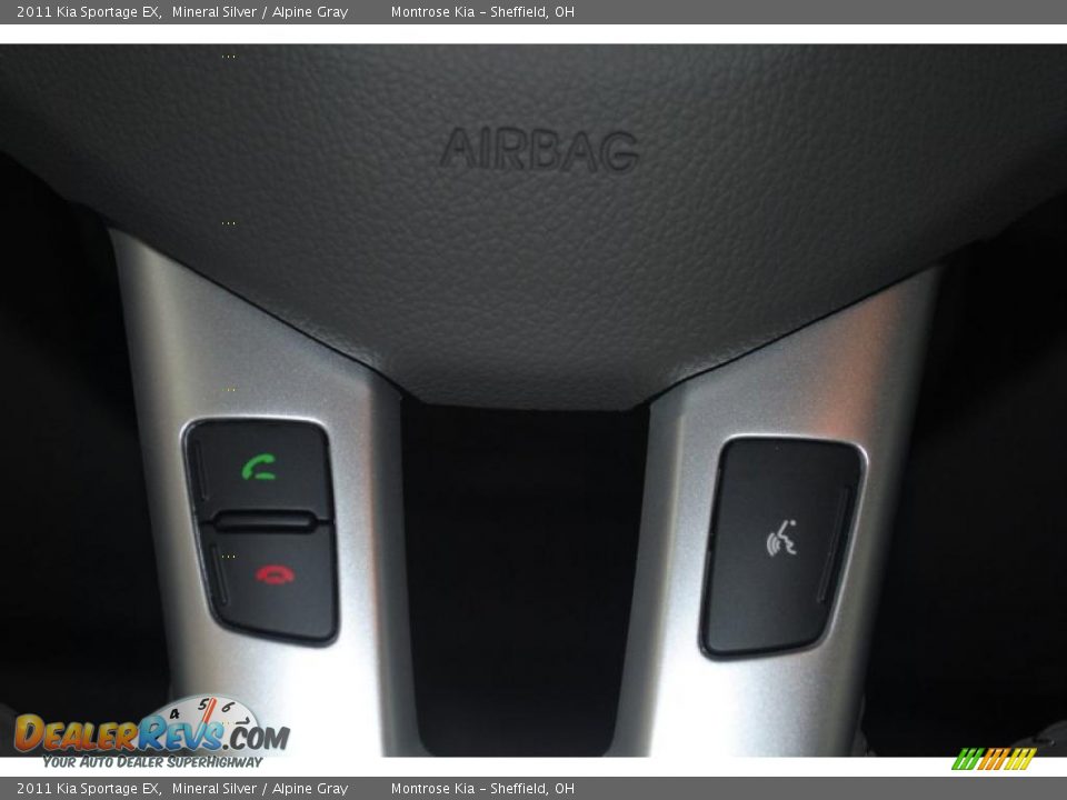2011 Kia Sportage EX Mineral Silver / Alpine Gray Photo #31
