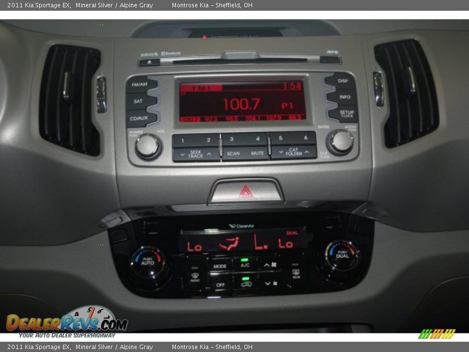 2011 Kia Sportage EX Mineral Silver / Alpine Gray Photo #33