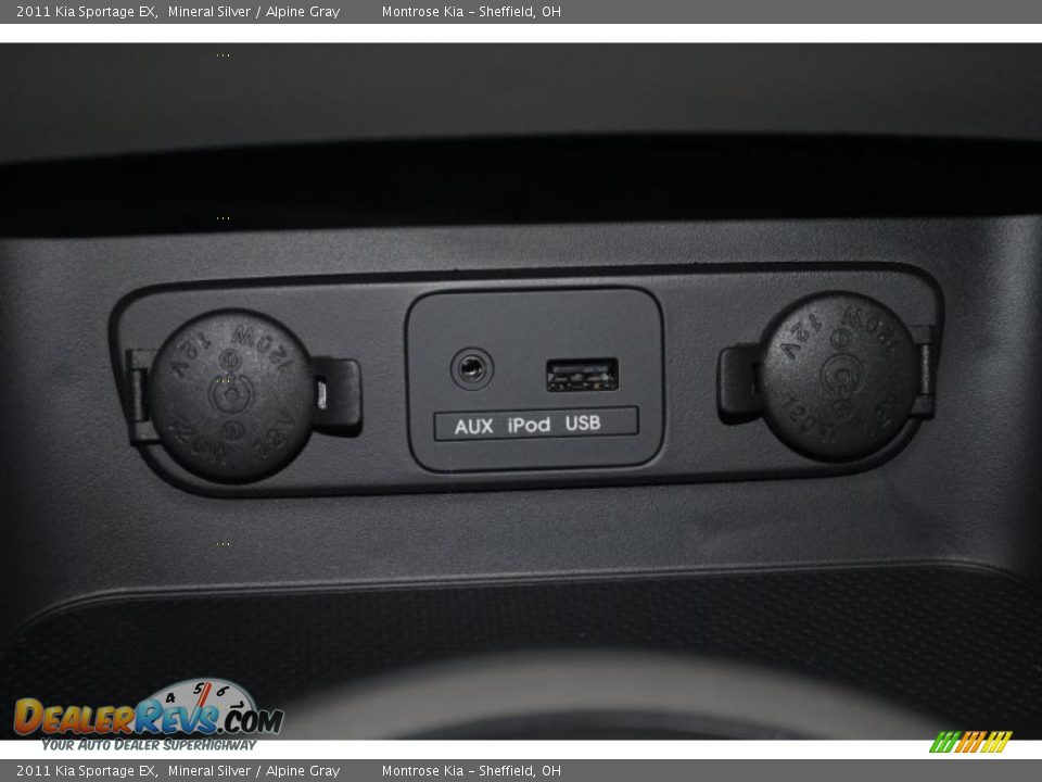 2011 Kia Sportage EX Mineral Silver / Alpine Gray Photo #36