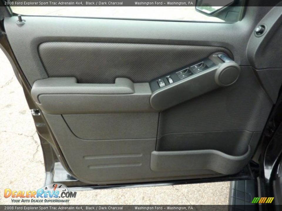 2008 Ford Explorer Sport Trac Adrenalin 4x4 Black / Dark Charcoal Photo #12
