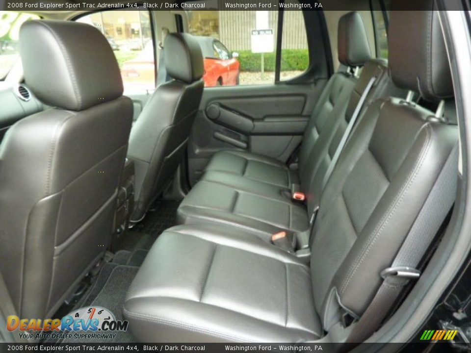 2008 Ford Explorer Sport Trac Adrenalin 4x4 Black / Dark Charcoal Photo #13