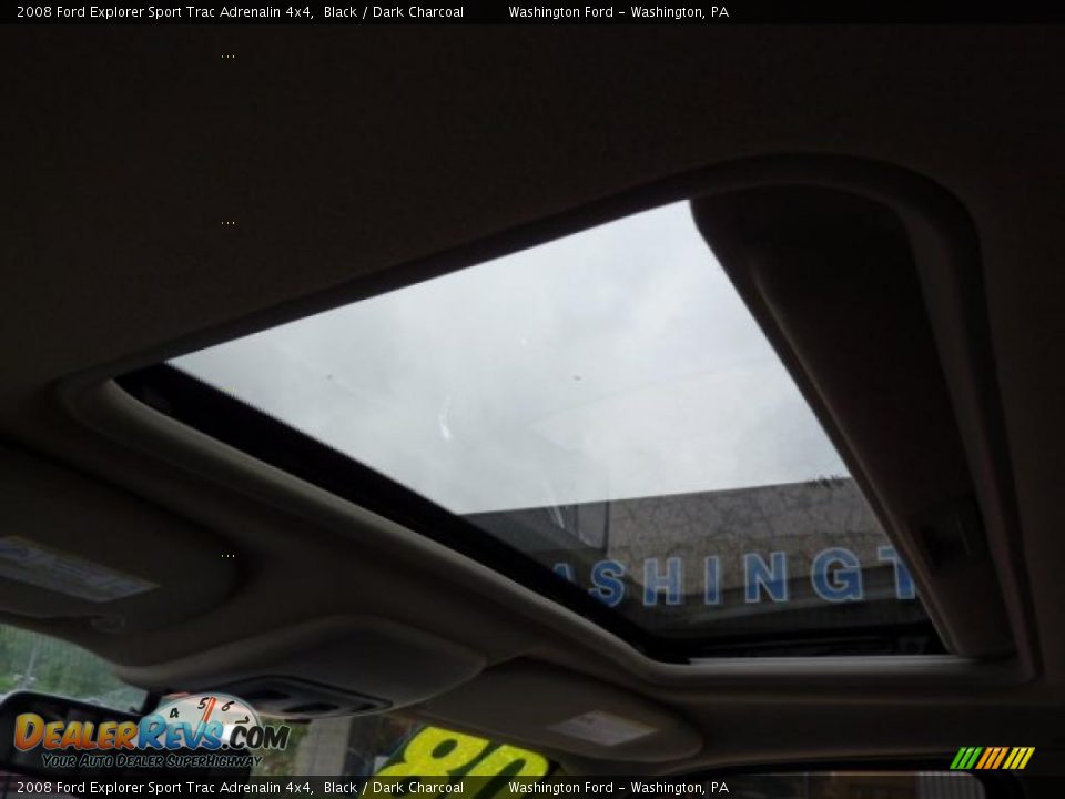 2008 Ford Explorer Sport Trac Adrenalin 4x4 Black / Dark Charcoal Photo #14