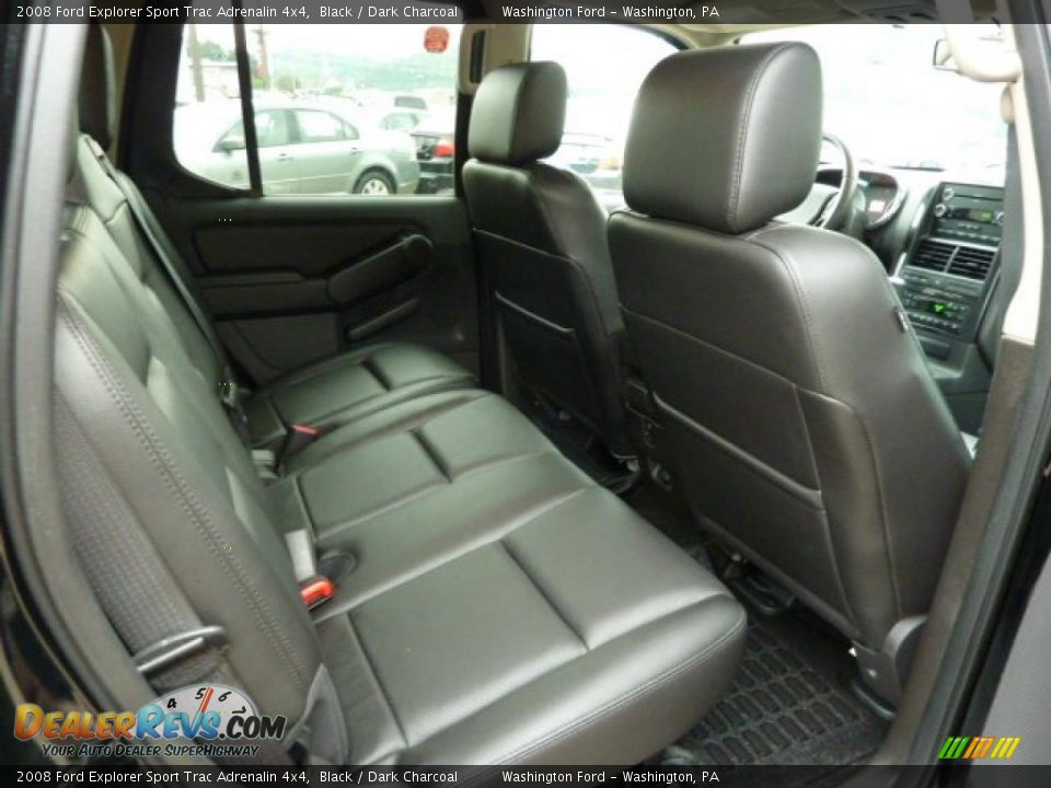 2008 Ford Explorer Sport Trac Adrenalin 4x4 Black / Dark Charcoal Photo #16