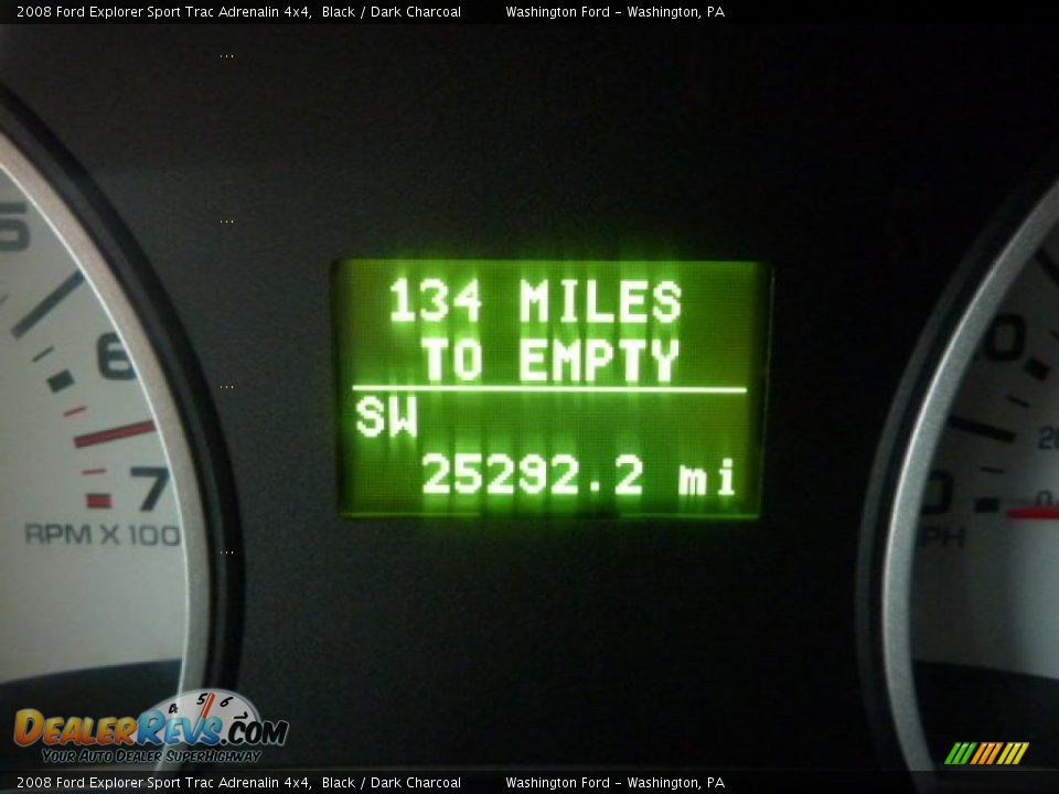 2008 Ford Explorer Sport Trac Adrenalin 4x4 Black / Dark Charcoal Photo #20