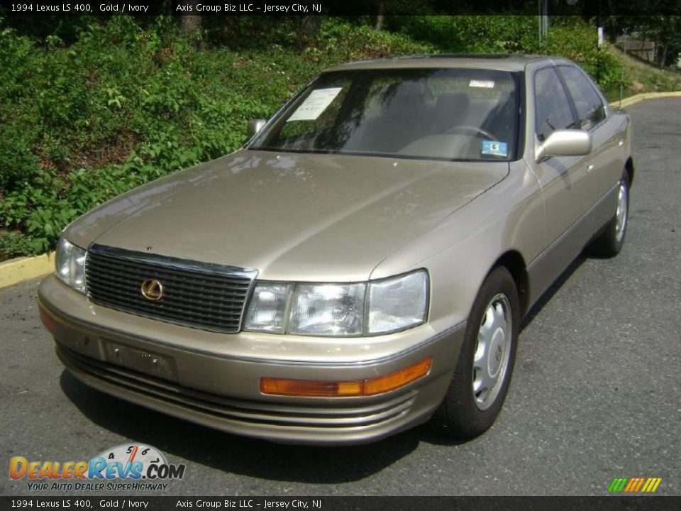 1994 Lexus LS 400 Gold / Ivory Photo #2