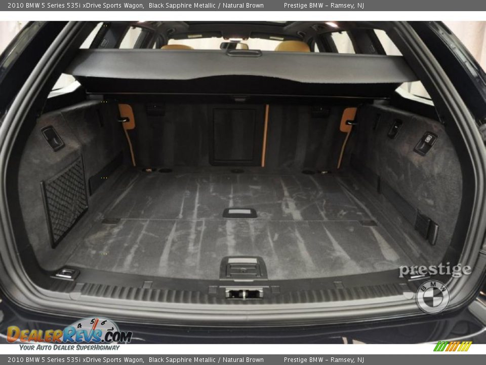 2010 BMW 5 Series 535i xDrive Sports Wagon Black Sapphire Metallic / Natural Brown Photo #5