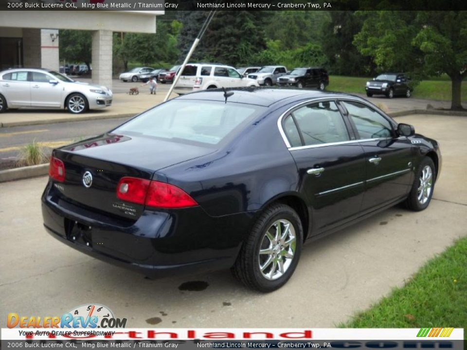 2006 Buick Lucerne CXL Ming Blue Metallic / Titanium Gray Photo #2