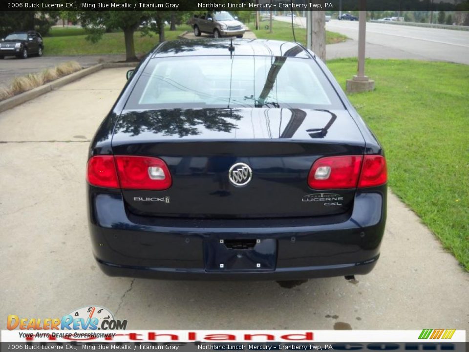 2006 Buick Lucerne CXL Ming Blue Metallic / Titanium Gray Photo #3