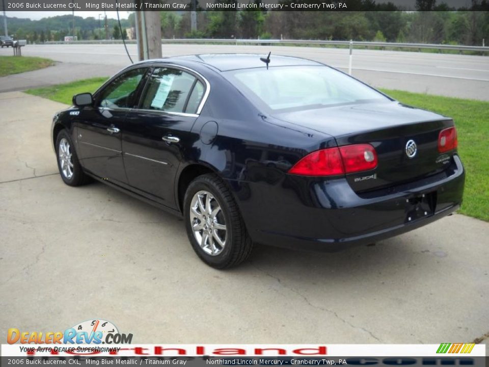 2006 Buick Lucerne CXL Ming Blue Metallic / Titanium Gray Photo #4