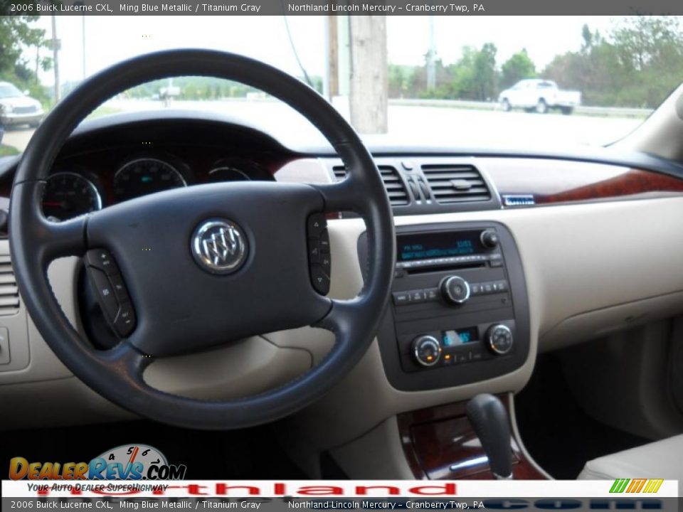 2006 Buick Lucerne CXL Ming Blue Metallic / Titanium Gray Photo #11