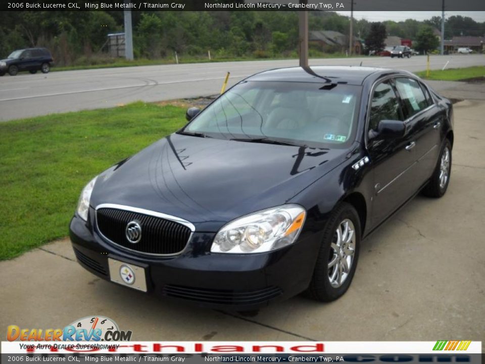 2006 Buick Lucerne CXL Ming Blue Metallic / Titanium Gray Photo #13