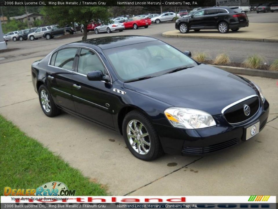 2006 Buick Lucerne CXL Ming Blue Metallic / Titanium Gray Photo #15