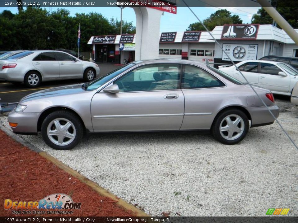 1997 Acura CL 2.2 Primrose Mist Metallic / Gray Photo #4