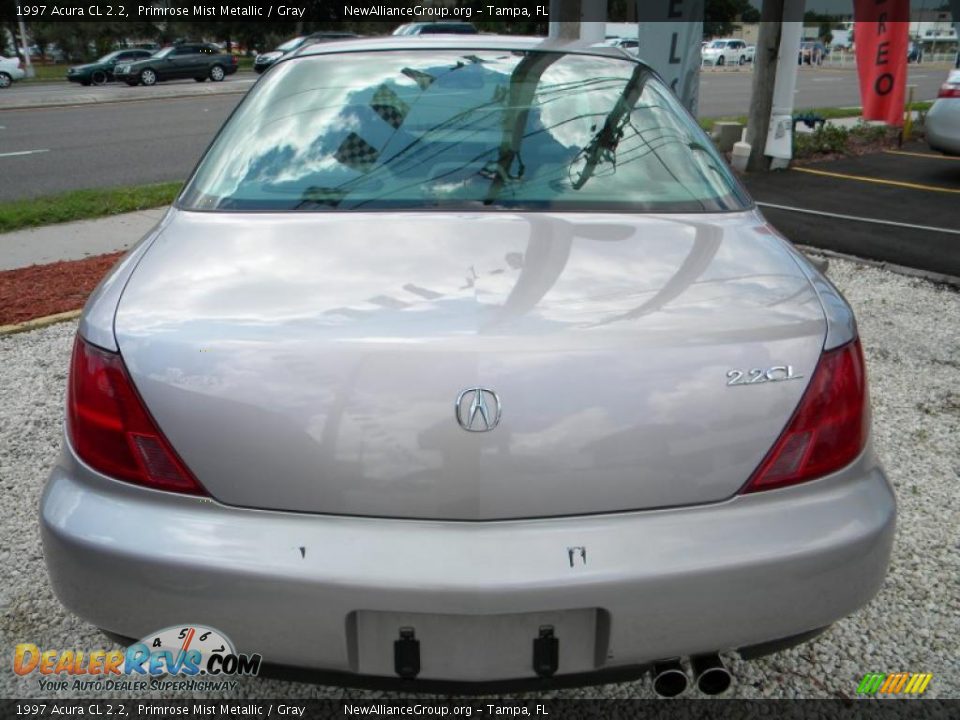 1997 Acura CL 2.2 Primrose Mist Metallic / Gray Photo #6