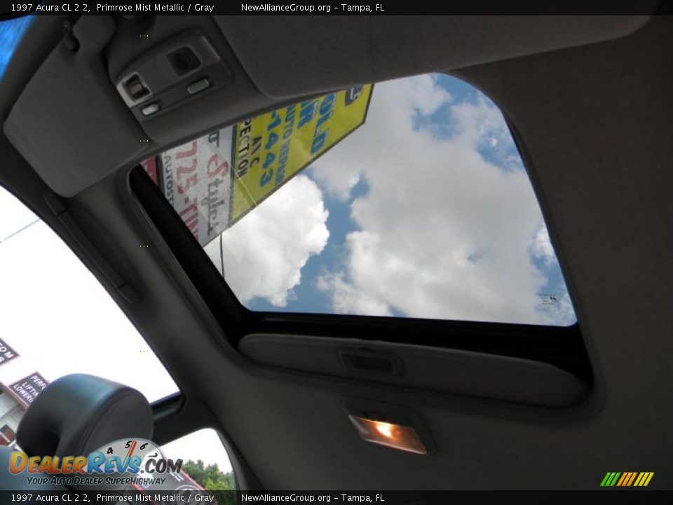 1997 Acura CL 2.2 Primrose Mist Metallic / Gray Photo #9