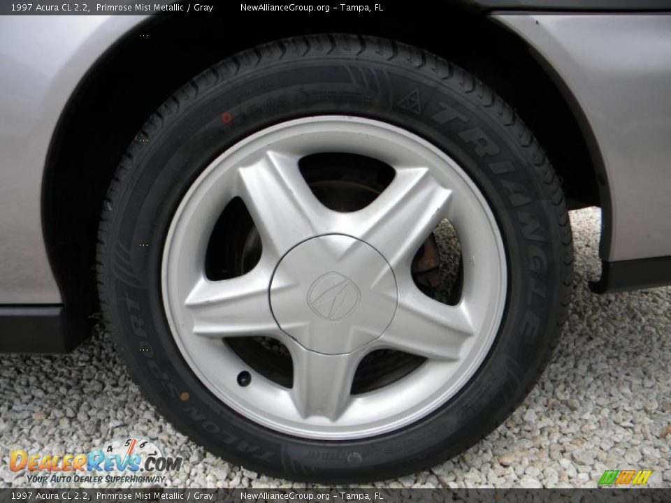 1997 Acura CL 2.2 Primrose Mist Metallic / Gray Photo #14