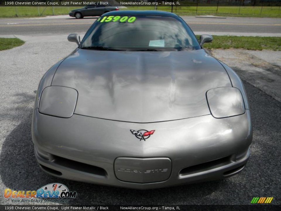 1998 Chevrolet Corvette Coupe Light Pewter Metallic / Black Photo #2