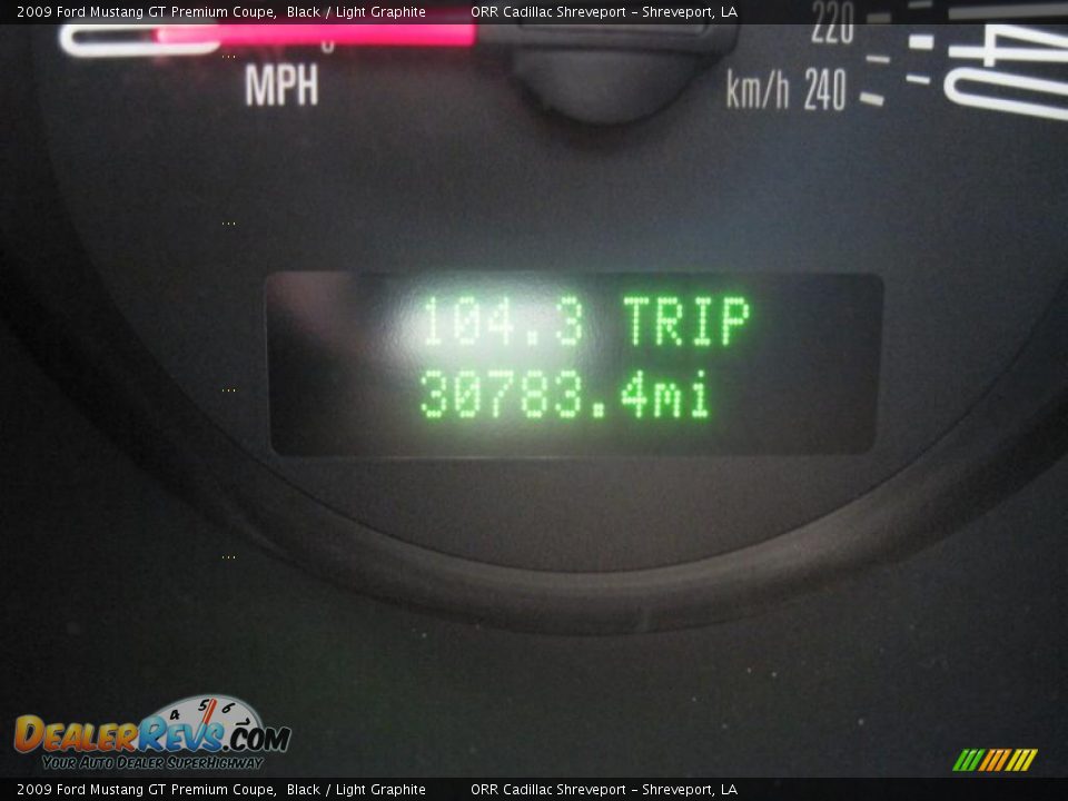 2009 Ford Mustang GT Premium Coupe Black / Light Graphite Photo #10