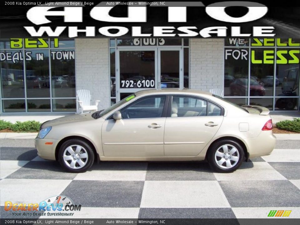 2008 Kia Optima LX Light Almond Beige / Beige Photo #1