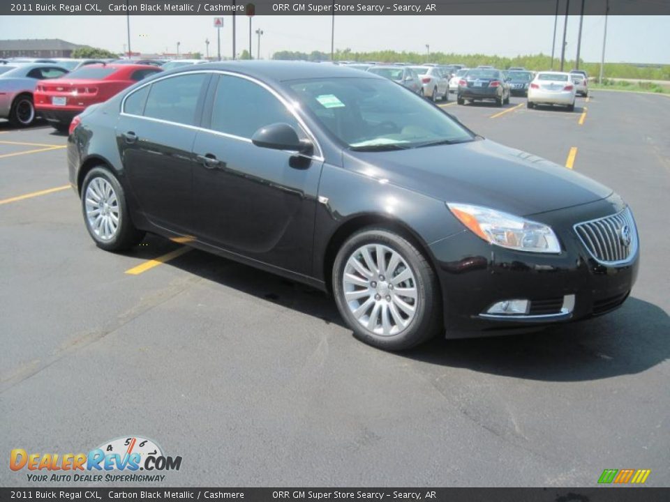 2011 Buick Regal CXL Carbon Black Metallic / Cashmere Photo #3