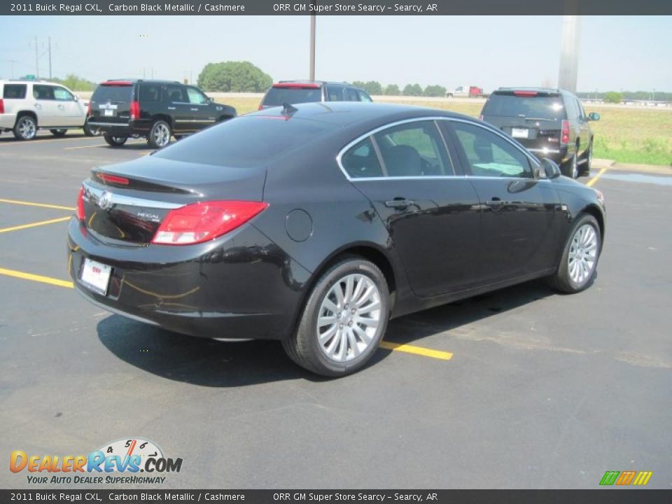 2011 Buick Regal CXL Carbon Black Metallic / Cashmere Photo #4