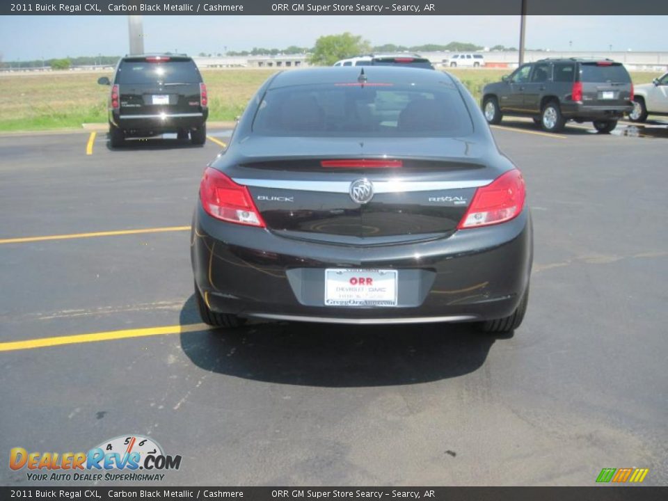 2011 Buick Regal CXL Carbon Black Metallic / Cashmere Photo #5