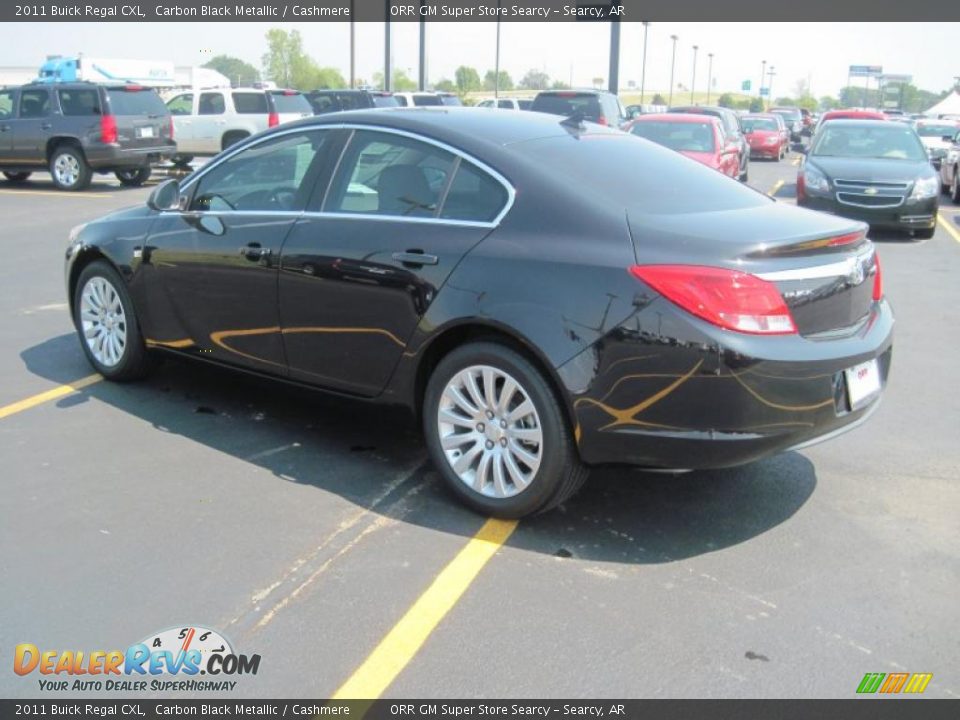 2011 Buick Regal CXL Carbon Black Metallic / Cashmere Photo #7