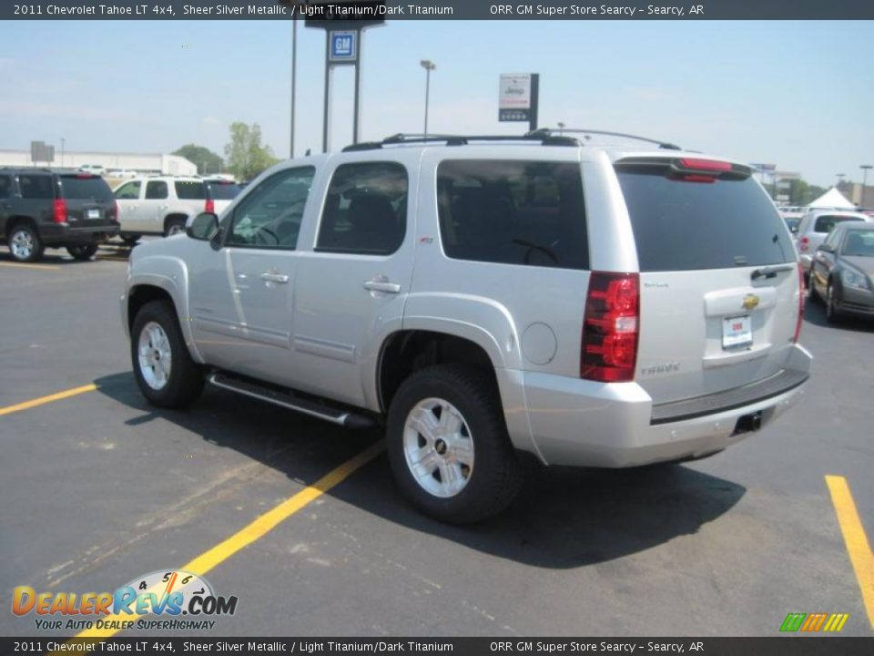 2011 Chevrolet Tahoe LT 4x4 Sheer Silver Metallic / Light Titanium/Dark Titanium Photo #6