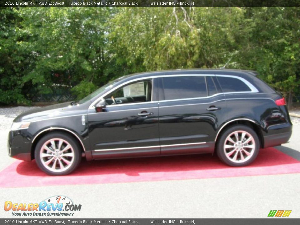 2010 Lincoln MKT AWD EcoBoost Tuxedo Black Metallic / Charcoal Black Photo #4