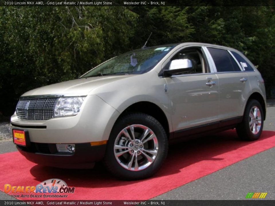 2010 Lincoln MKX AWD Gold Leaf Metallic / Medium Light Stone Photo #1