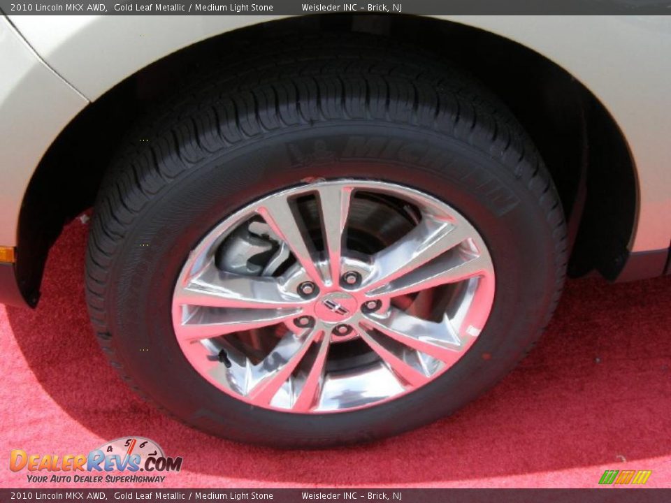 2010 Lincoln MKX AWD Gold Leaf Metallic / Medium Light Stone Photo #2