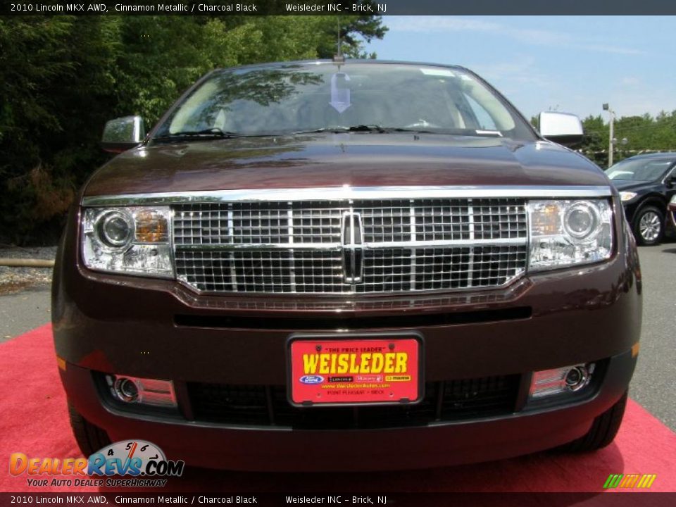 2010 Lincoln MKX AWD Cinnamon Metallic / Charcoal Black Photo #3