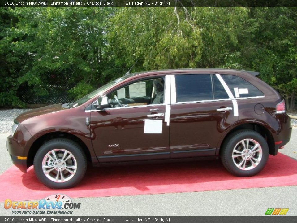 2010 Lincoln MKX AWD Cinnamon Metallic / Charcoal Black Photo #4