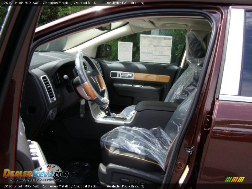 2010 Lincoln MKX AWD Cinnamon Metallic / Charcoal Black Photo #8