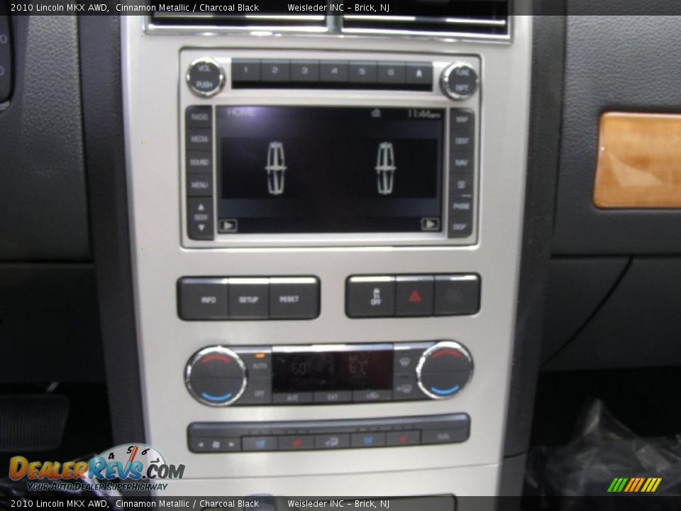 2010 Lincoln MKX AWD Cinnamon Metallic / Charcoal Black Photo #10