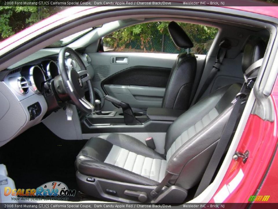 2008 Ford Mustang GT/CS California Special Coupe Dark Candy Apple Red / Charcoal Black/Dove Photo #14