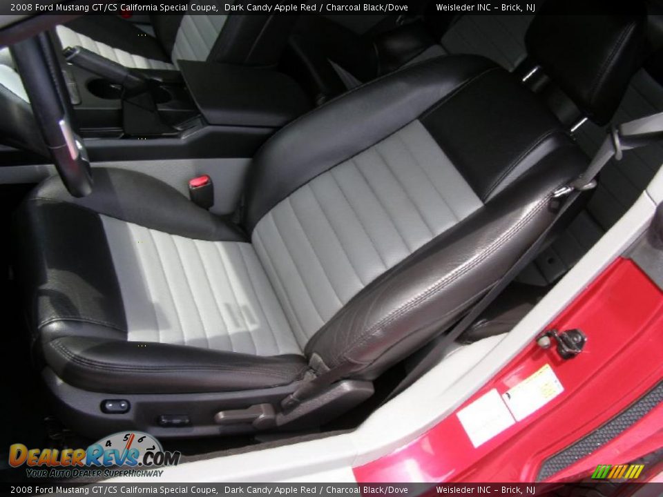2008 Ford Mustang GT/CS California Special Coupe Dark Candy Apple Red / Charcoal Black/Dove Photo #15