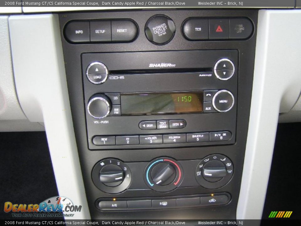 2008 Ford Mustang GT/CS California Special Coupe Dark Candy Apple Red / Charcoal Black/Dove Photo #18