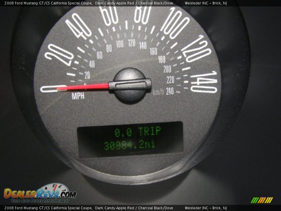 2008 Ford Mustang GT/CS California Special Coupe Dark Candy Apple Red / Charcoal Black/Dove Photo #22