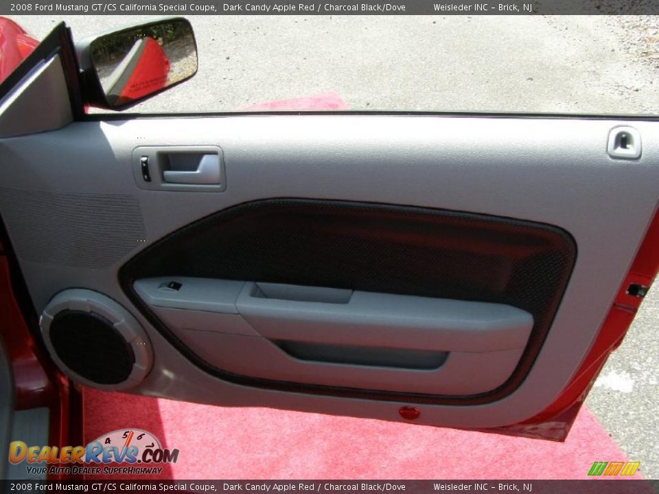 2008 Ford Mustang GT/CS California Special Coupe Dark Candy Apple Red / Charcoal Black/Dove Photo #23