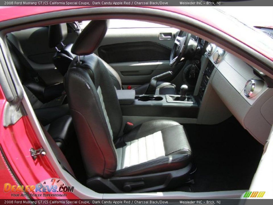 2008 Ford Mustang GT/CS California Special Coupe Dark Candy Apple Red / Charcoal Black/Dove Photo #25