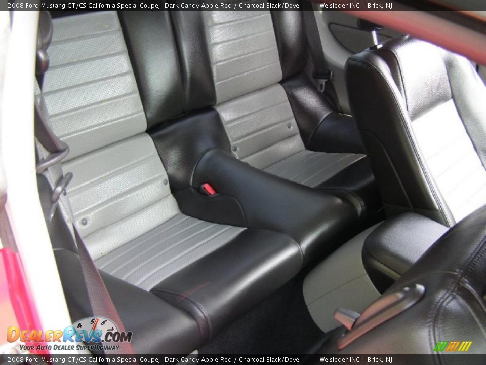2008 Ford Mustang GT/CS California Special Coupe Dark Candy Apple Red / Charcoal Black/Dove Photo #26