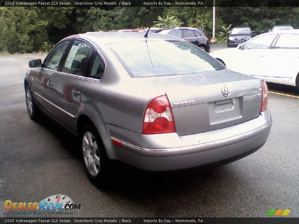 2003 Volkswagen Passat GLX Sedan Silverstone Grey Metallic / Black Photo #4