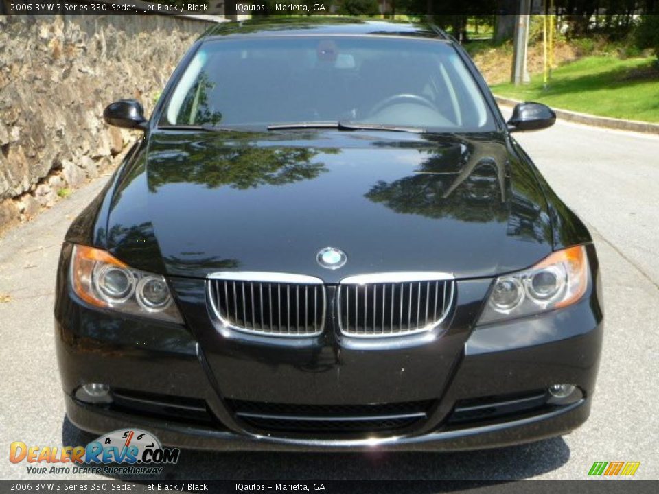 2006 BMW 3 Series 330i Sedan Jet Black / Black Photo #3