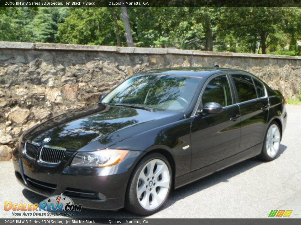 2006 BMW 3 Series 330i Sedan Jet Black / Black Photo #4
