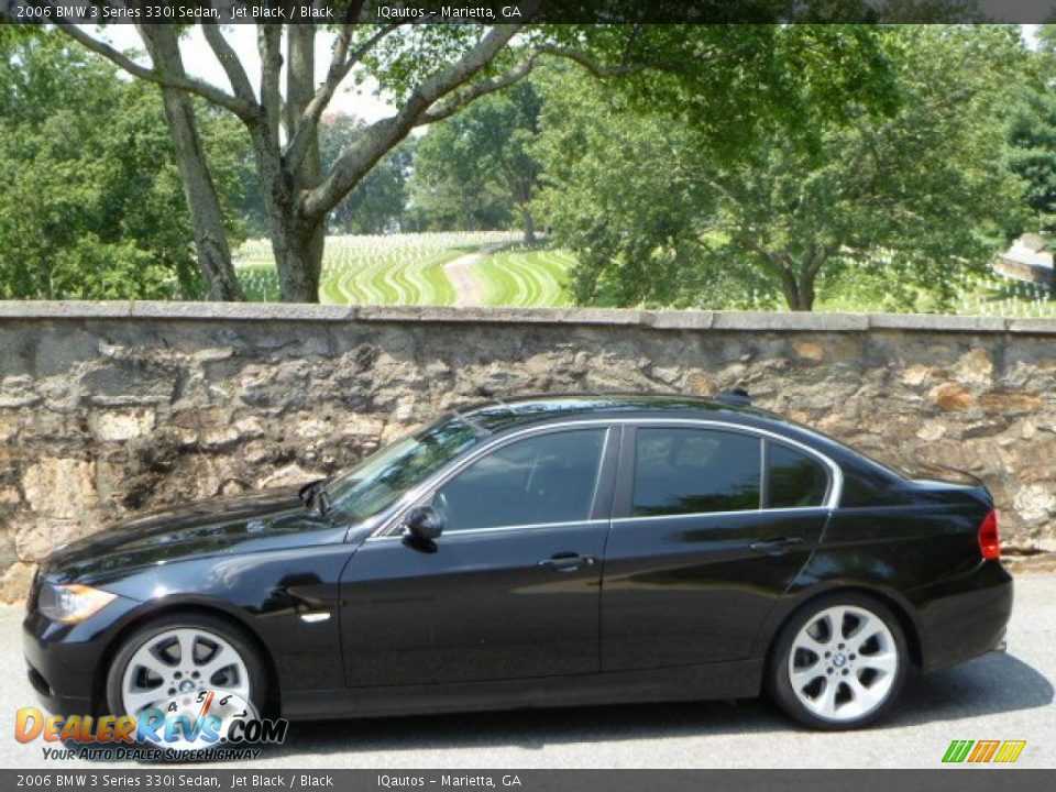 2006 BMW 3 Series 330i Sedan Jet Black / Black Photo #5