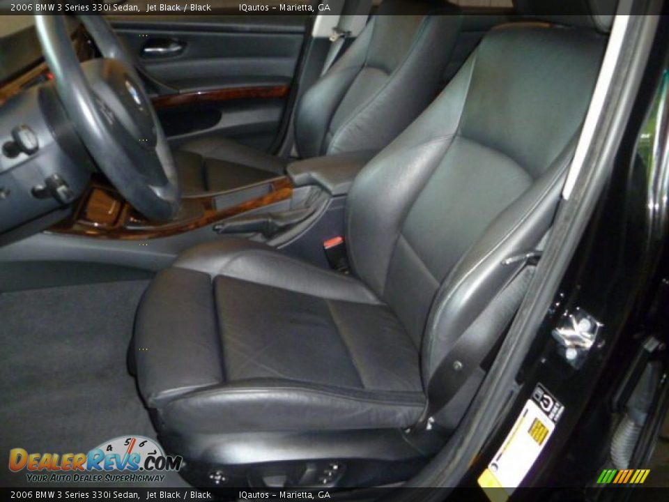 2006 BMW 3 Series 330i Sedan Jet Black / Black Photo #8